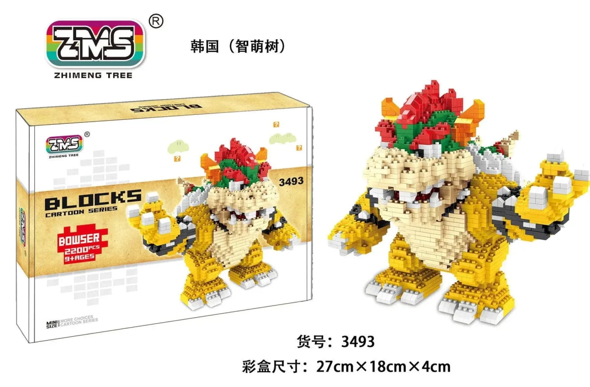 Nanoblock Bowser - CreatiBrick