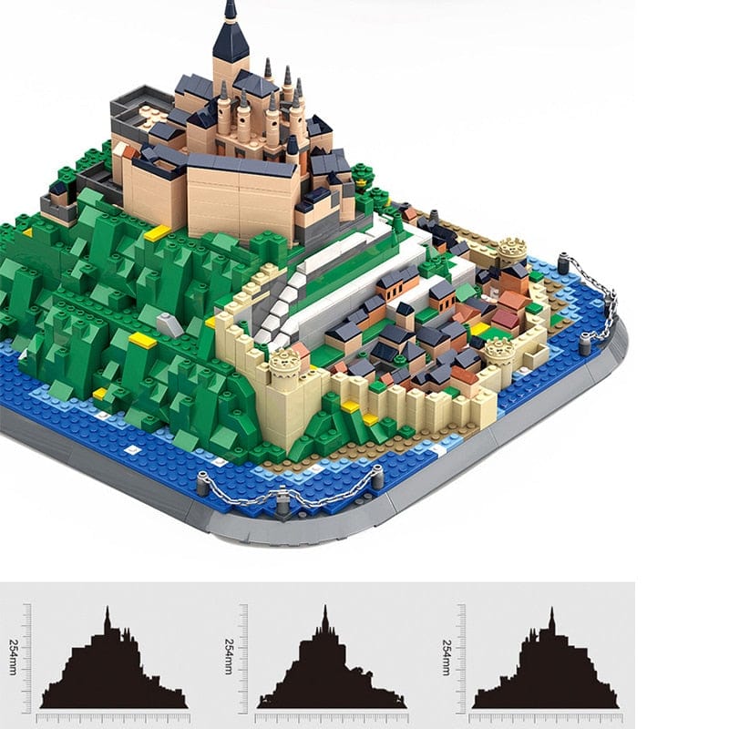 Nanoblock Mont Saint Michel - CreatiBrick
