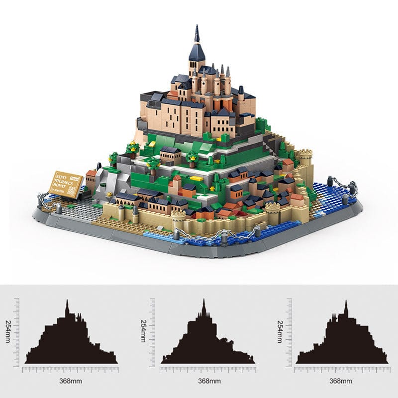 Nanoblock Mont Saint Michel - CreatiBrick