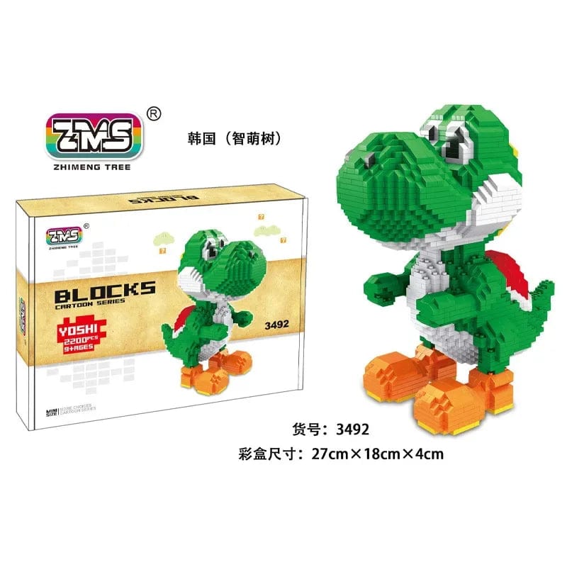 Nanoblock Yoshi Mario - CreatiBrick