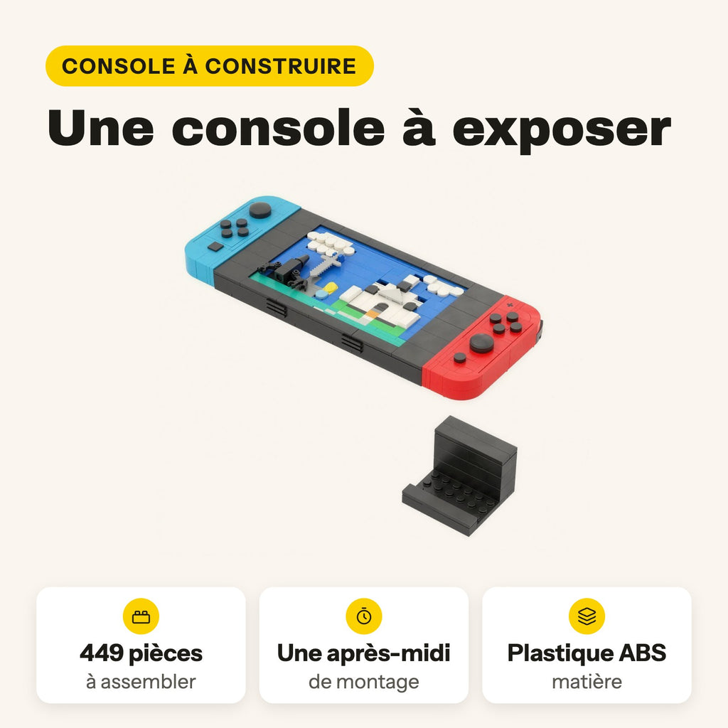 LEGO Nintendo Switch para construir, con su soporte
