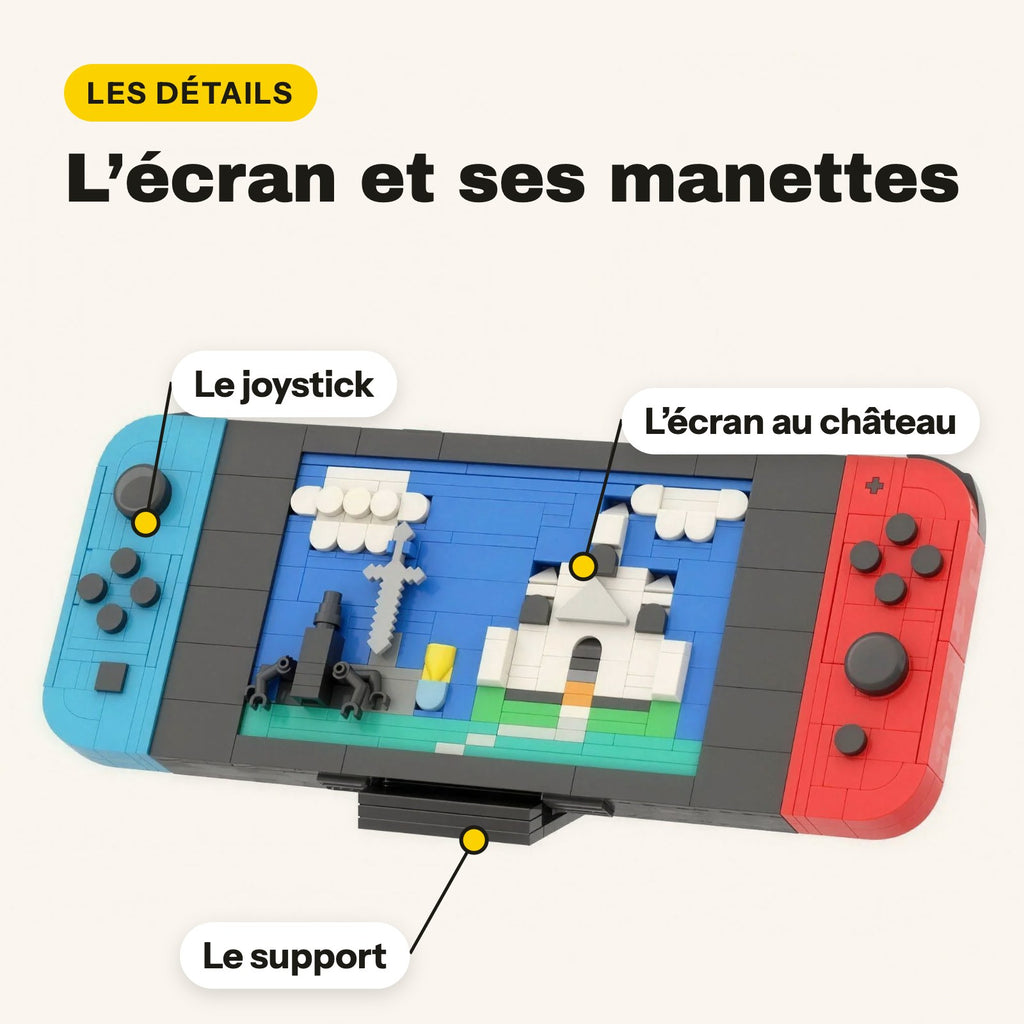 LEGO Nintendo Switch para construir, con su soporte
