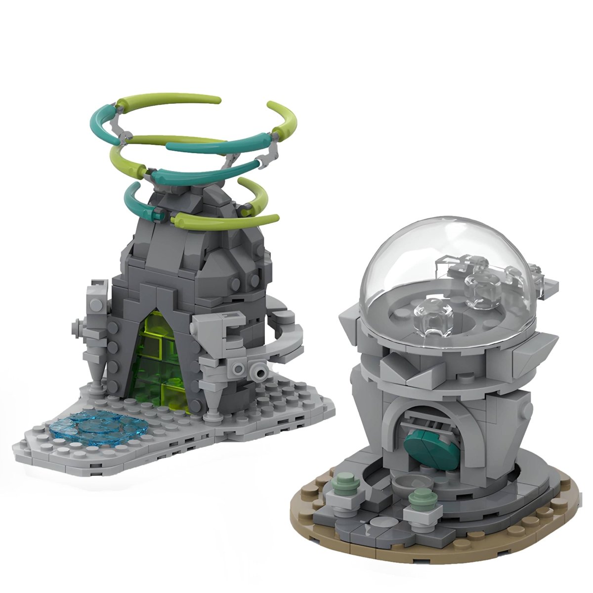 Zonia Device Dispenser And Shrine Of Light Lego - CreatiBrick